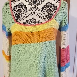 Knitted crochet top